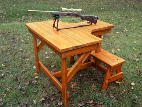 Shooting Benches For Sale | Zookerman Woodworks | Range Benches